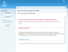 Tablet Screenshot of belmont-studios.org